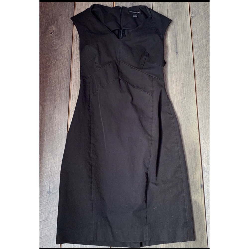 Banana Republic Dress Woven Black Size 0